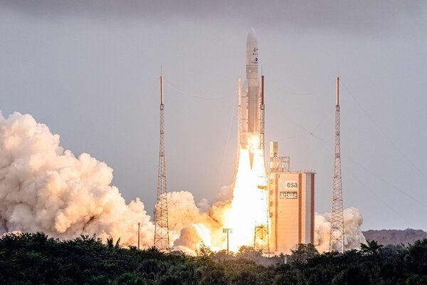 제임스웹 우주망원경이 발사되는 순간. 사진=NASA