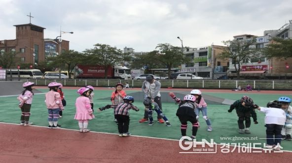 처인구가 4년만에 재개하는 '처인구 생활체육프로그램'의 모습