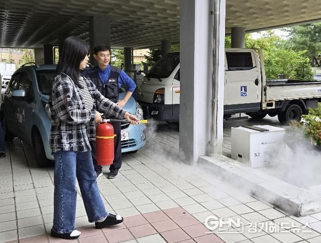 수원시 영통구 광교2동 합동소방훈련 실시