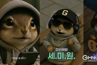경기관광공사, 랩하고 노래하는 AI 다람쥐 '달G' 쇼츠 인기