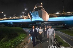 “오색찬란한 야경이 있는 빛의 도시로 도약”③ 오산시, 오산천 일대 경관조명으로 어둠 밝힌다
