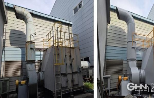 경기도, 노후된 대기오염방지시설 7곳 재도색. '깨끗한 산업단지 가꾸기' 완료