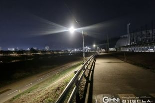 광주시, 경안천 산책로 조명개선 완료…야간 보행 안전 강화