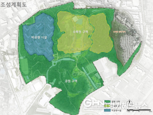 영흥공원 계획도