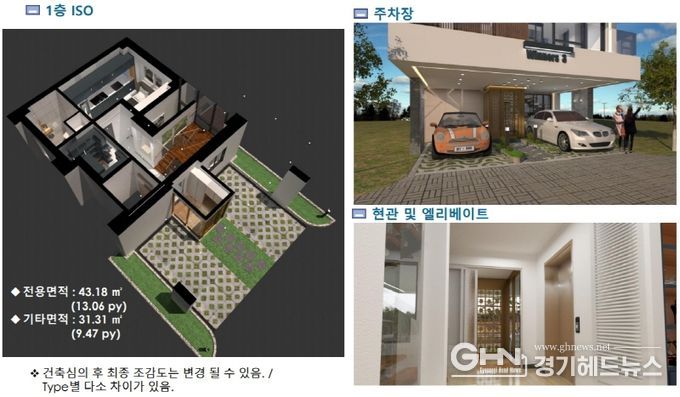 ▲ 경기 강남권 동탄 신도시에 3층짜리 단독형 고급주택이 들어선다. 분양 문의/031-215-9262.