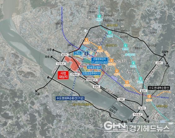 고양 일산 테크노밸리 위치도