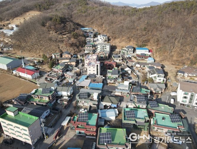 모현읍 일산1리 태양광설비 전경 사진
