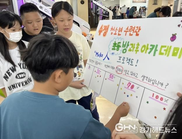 성남시청소년재단 수정청소년수련관, 청소년들이 기획한 '나다움 찾기' 캠페인으로 자기 탐색의 기회 열어