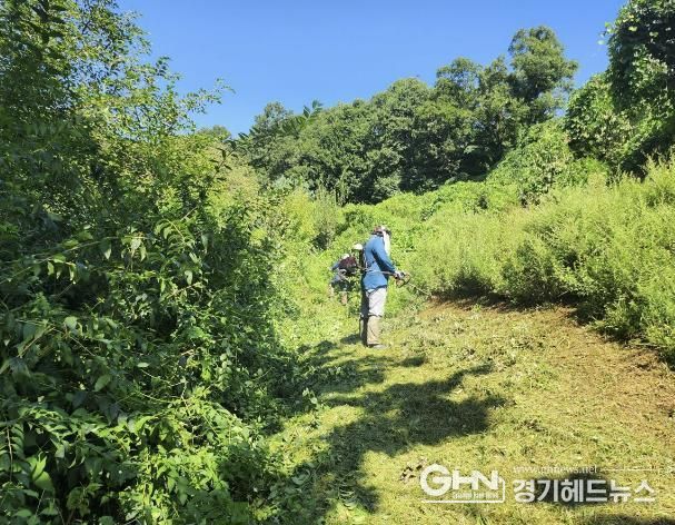 광주시 오포1동, 추석 맞이 공설·공동 묘지 단장