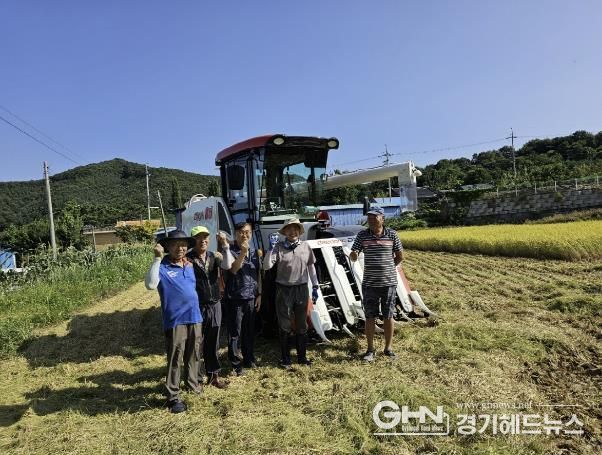 안성시 원곡면, 첫 벼 베기 행사 가져