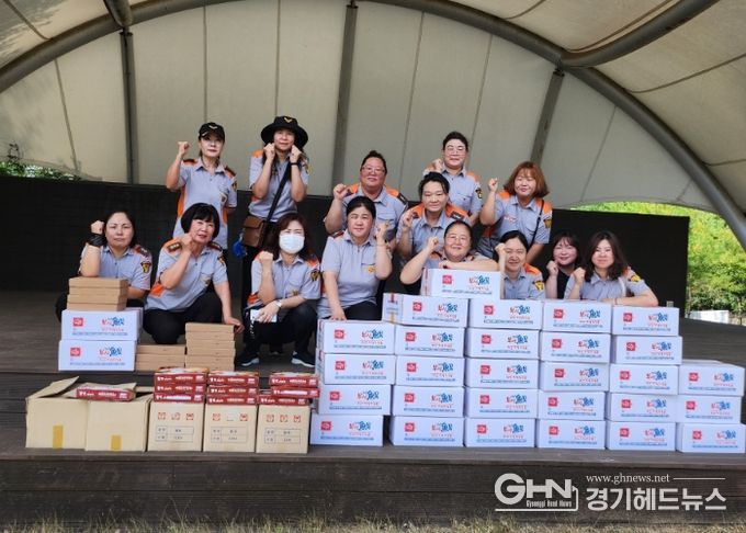 장안면 여성의용소방대‘홀몸어르신 떡나눔’ 활동 실시