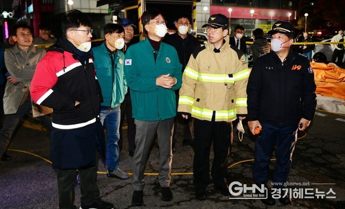 이민근 안산시장, 중앙동 화재 현장 긴급 점검…‘피해자 회복 총력’