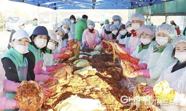 광주시 오포 권역 새마을회, '사랑의 김장 김치 나눔'