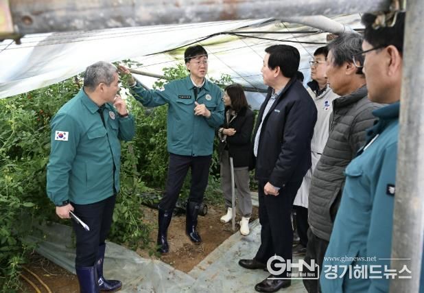 이민근 안산시장, 폭설 피해 농가 현장 점검…“영농 복귀 신속 지원”