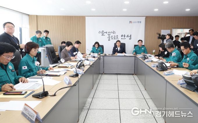 안성시, 폭설 피해 관련 국회 신정훈 행안위원장 현장 방문