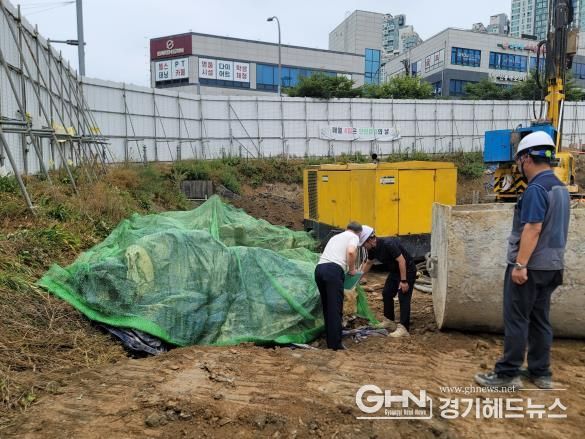 건설폐기물 배출자 점검 전경