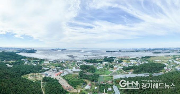 바다향기수목원 전망대에서 본 풍경
