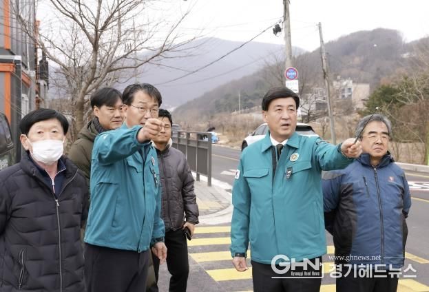광주시, 도척면 진우리‧도웅리 교차로 가각 정비공사 완료