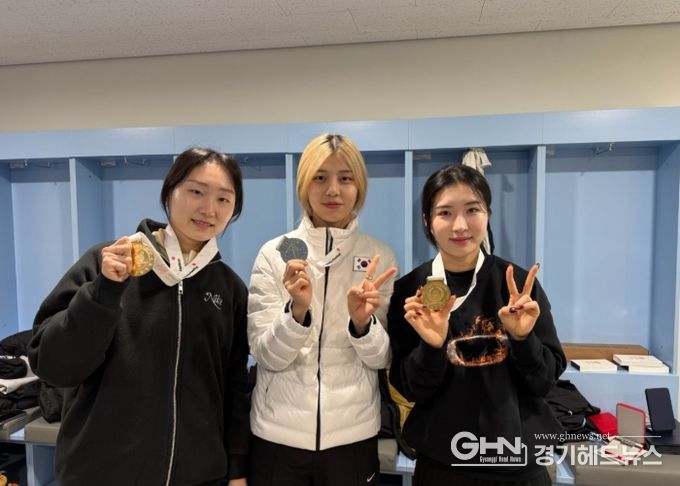 성남시청 직장운동부 빙상팀, 전국동계체육대회에서 금빛 질주