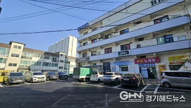 용인특례시 개방주차장에 참여한 처인구 마평동 석산빌딩 주차장 전경