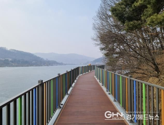 안성시, 삼죽 덕산저수지 수변산책로 완공