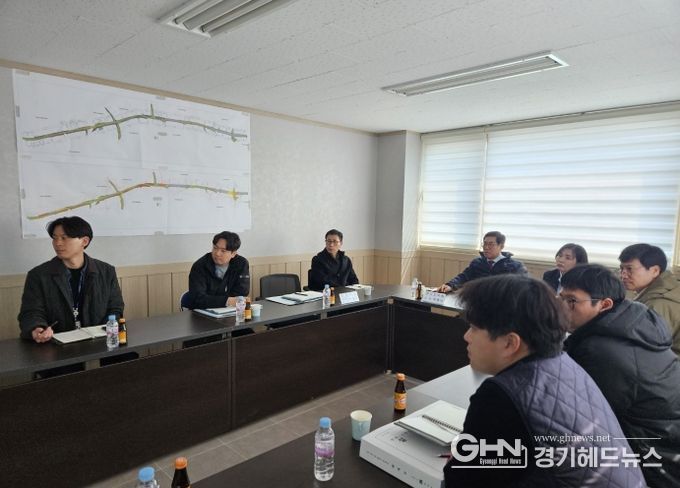 경기도의회 박명수·황세주 의원, 공도-양성간 지방도 도로확포장공사 정담회 실시