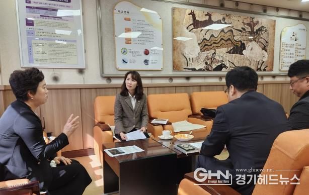 경기도의회 이인애 의원, 고양시 신원중·목암초 방문하여 교육 환경 개선 논의