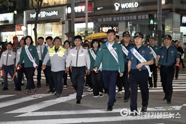 안산시, 한대앞역 일원 민·관·경 합동 순찰… 시민안전모델 가동