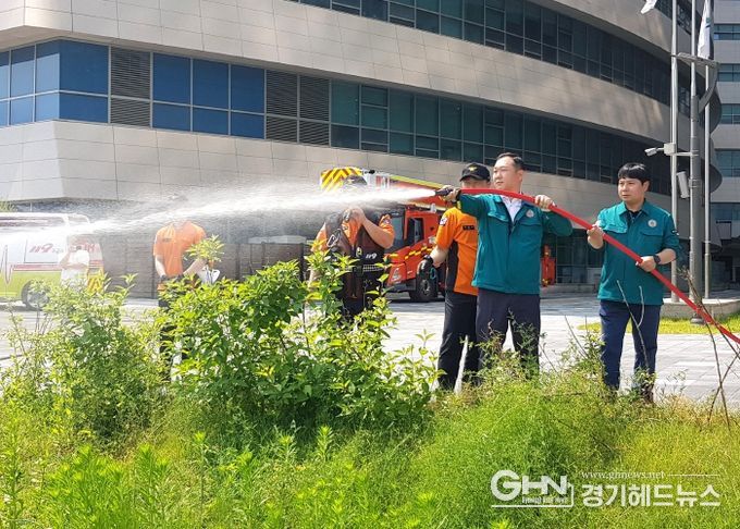 소방합동훈련 현장