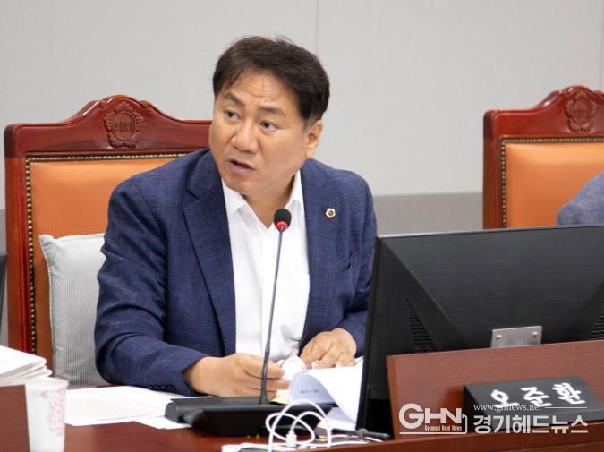 경기도의회 오준환 의원, 경기도 돈, 왜 남 좋은 일만... 관내 업체 키우자!