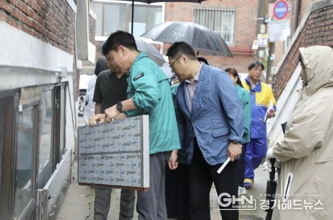 수원시 권선구, 집중호우 대비 침수취약지역 현장점검 나서