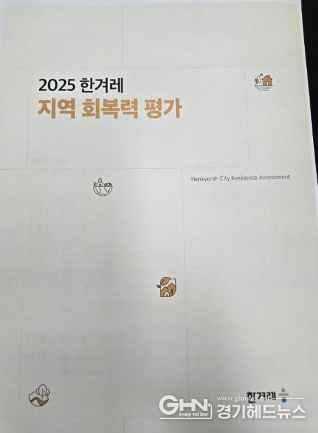 성남시의회 조정식 의원, '2025 한겨레 지역 회복력 평가' 결과, 성남시, 226개 기초지자체 중 종합4위...