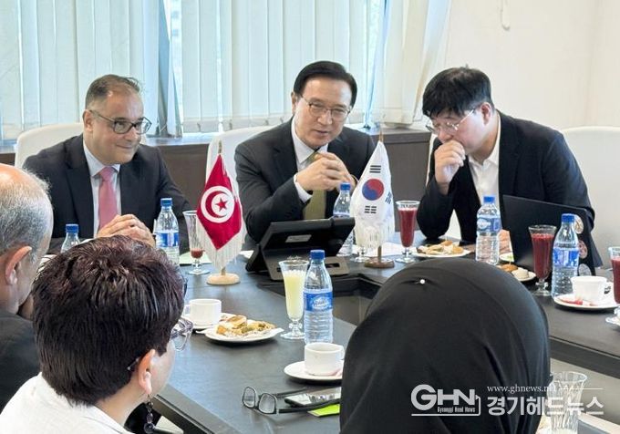 임태희 교육감 튀니지 교육부 산하 공공기관 방문 사진