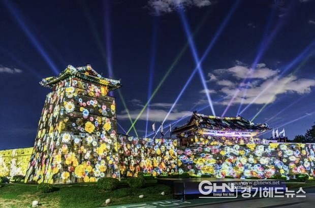 수원화성 미디어아트 이미지