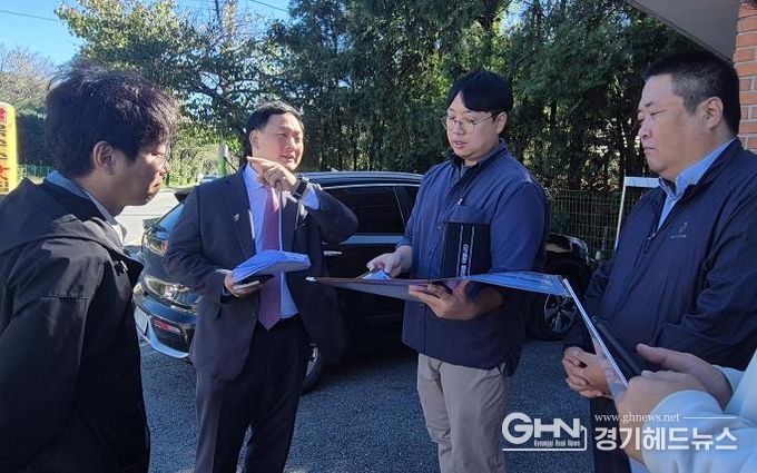 경기도의회 고준호 의원, '파주시 광탄면 기산2리·영장1리 보행환경 개선사업' 특조금 확보 이어 현장 점검