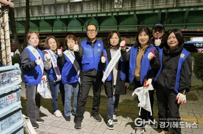 수원시 권선구 세류2동 바르게살기위원회, 무단투기지역 정비활동 실시
