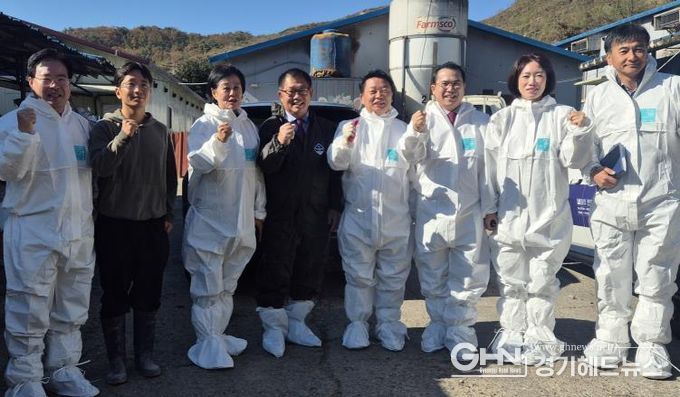 경기도의회 박명숙 의원, 농정위와 함께 양평 축산악취 저감 농가 현장 방문