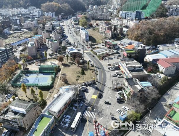 광주시, 직동삼거리~삼동 우남퍼스트빌·목현동 노후도로 재포장 완료