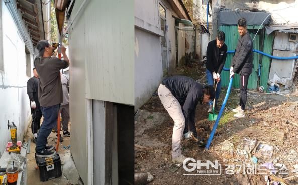경기북부보훈지청, 독수리봉사단과 함께 겨울 동파 방지 주거환경개선 실시