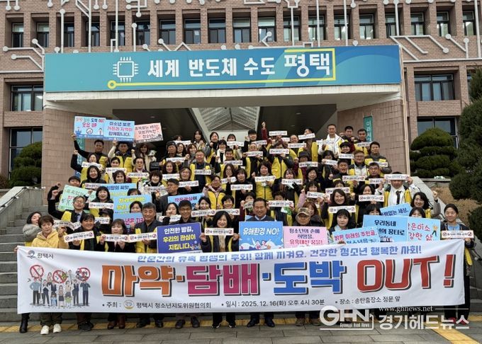 평택시 청소년지도위원협의회, 연말연시 합동 캠페인 실시