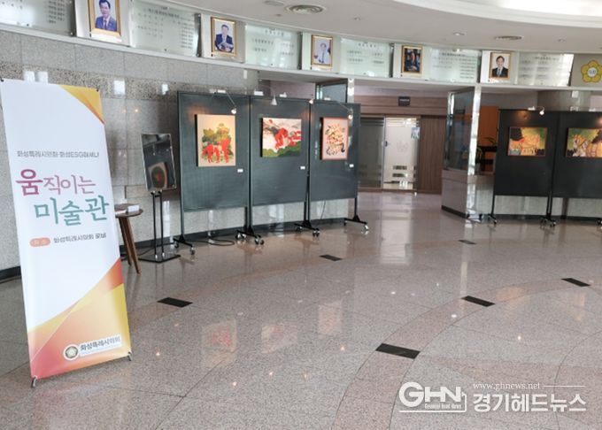 움직이는 미술관 박은주 작가 전시 모습