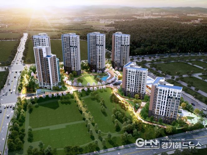 고덕 자연앤 하우스디 조감도