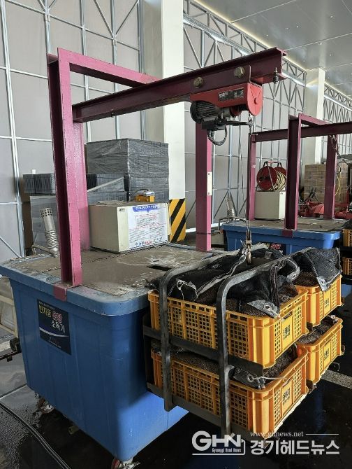 벼 종자 소독 현장